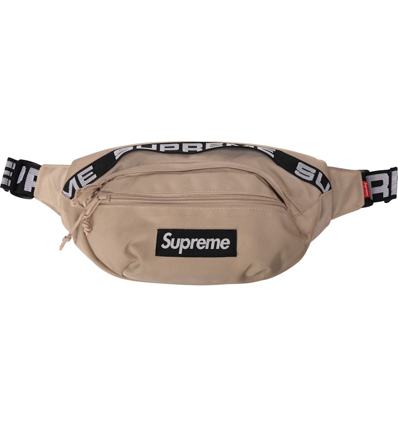 Ss18 Waist Supreme Duffle Bag Ss18 Tan Buy Tan Supreme Waist Bag