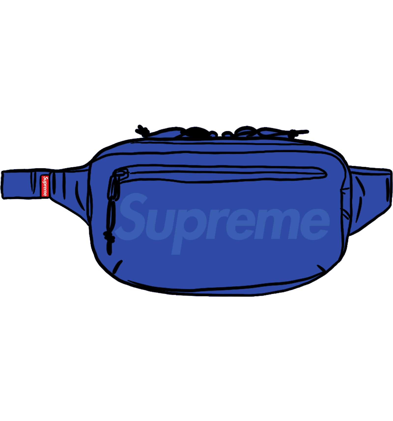 Supreme waist bag outlet blue