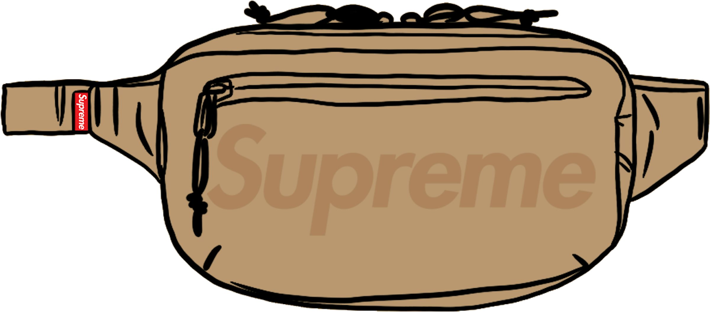 Supreme Waist Bag SS 21 Tan - Stadium Goods