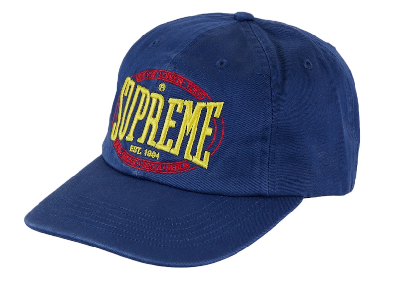 Supreme Warm Up 6-Panel Navy - FW23 - US