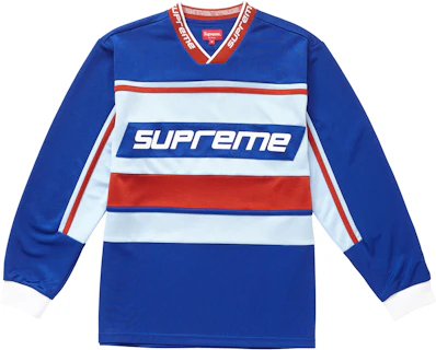 Supreme Warm Up Hockey Jersey Blue - FW18 - GB