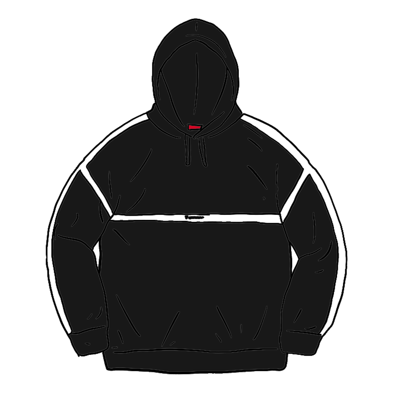 Supreme Warm Up Hooded Sweatshirt Black