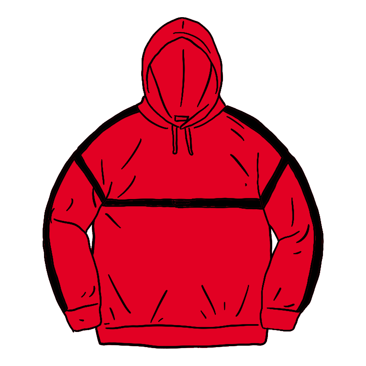 Supreme Warm Up Hooded Sweatshirt Red