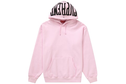 Supreme Warm Up Hooded Sweatshirt SS24 Light Pink Men's SS24 US