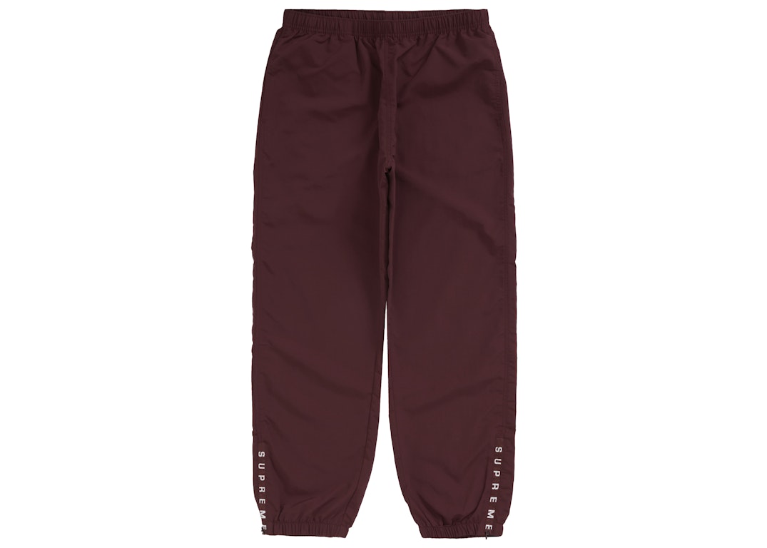 Pre-owned Supreme Warm Up Pant (fw21) Burgundy