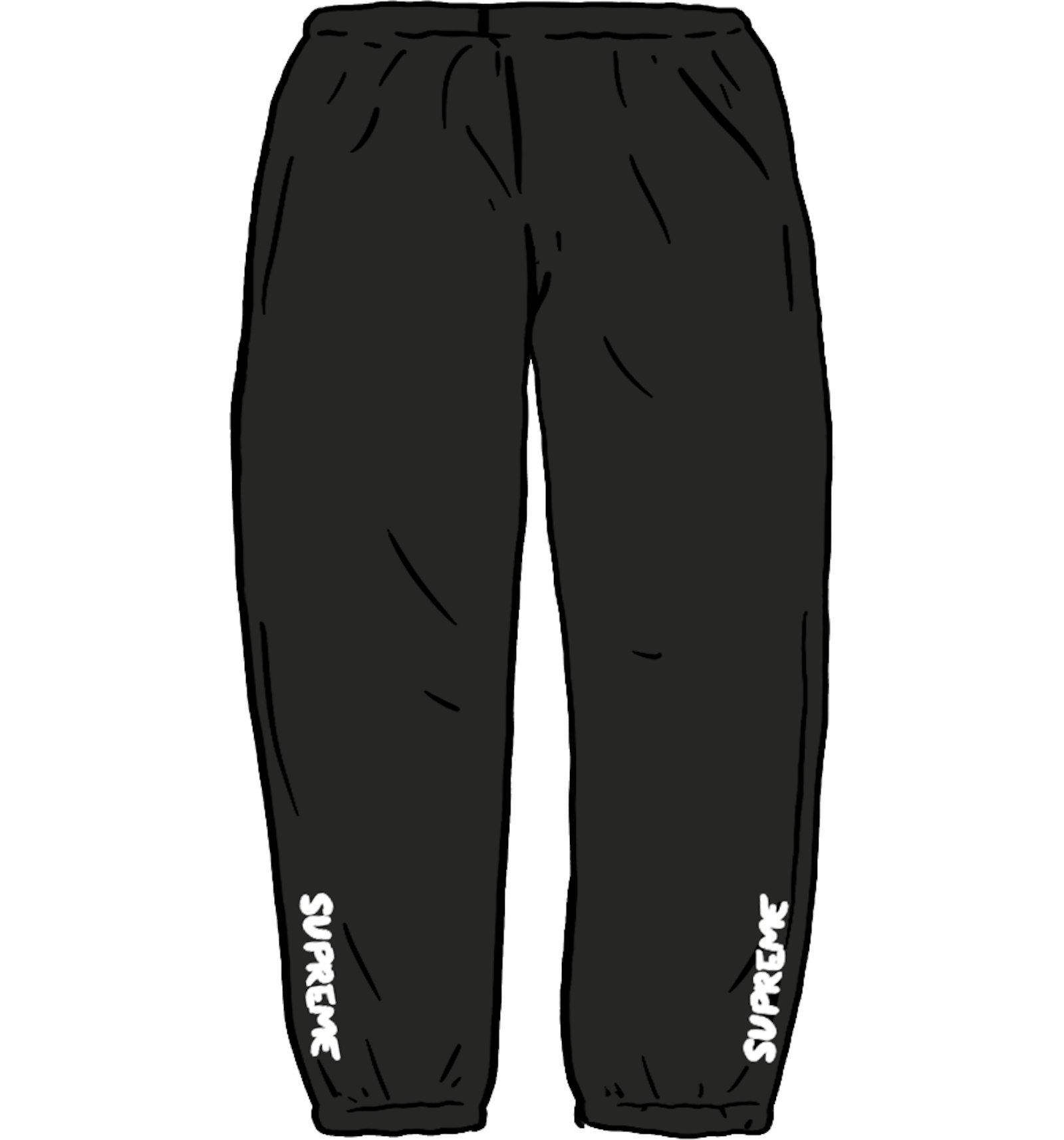 Supreme Warm Up Pant Black