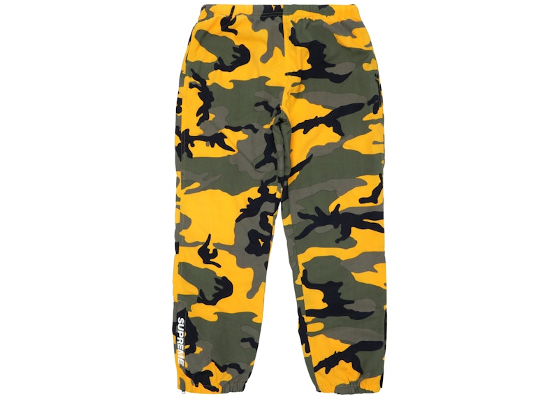 Supreme Warm Up Pant Yellow Camo