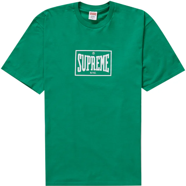Supreme Box Logo Long T-Shirt Green