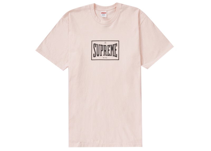 Supreme Warm Up Tee Pale Pink メンズ - FW23 - JP