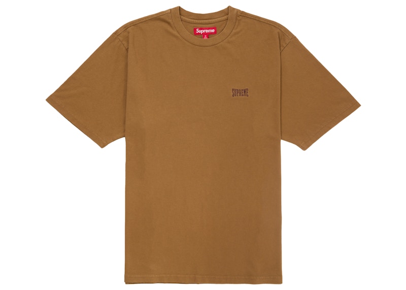 Supreme Warm Up Washed S/S Top Brown Men's - SS25 - US
