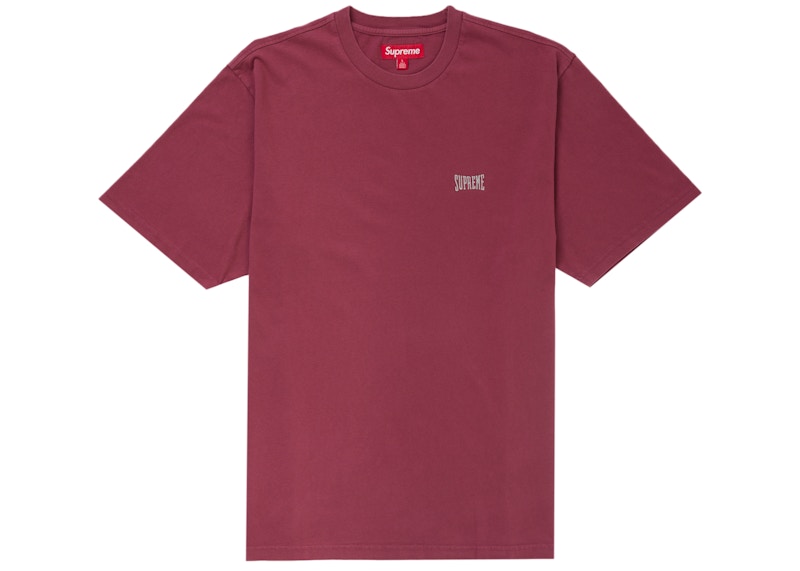 【SUPREME】FLOCKED WASHED SS TOP RED 25SS Supreme Flocked Washed S/S Top Red Men's - SS25 - US