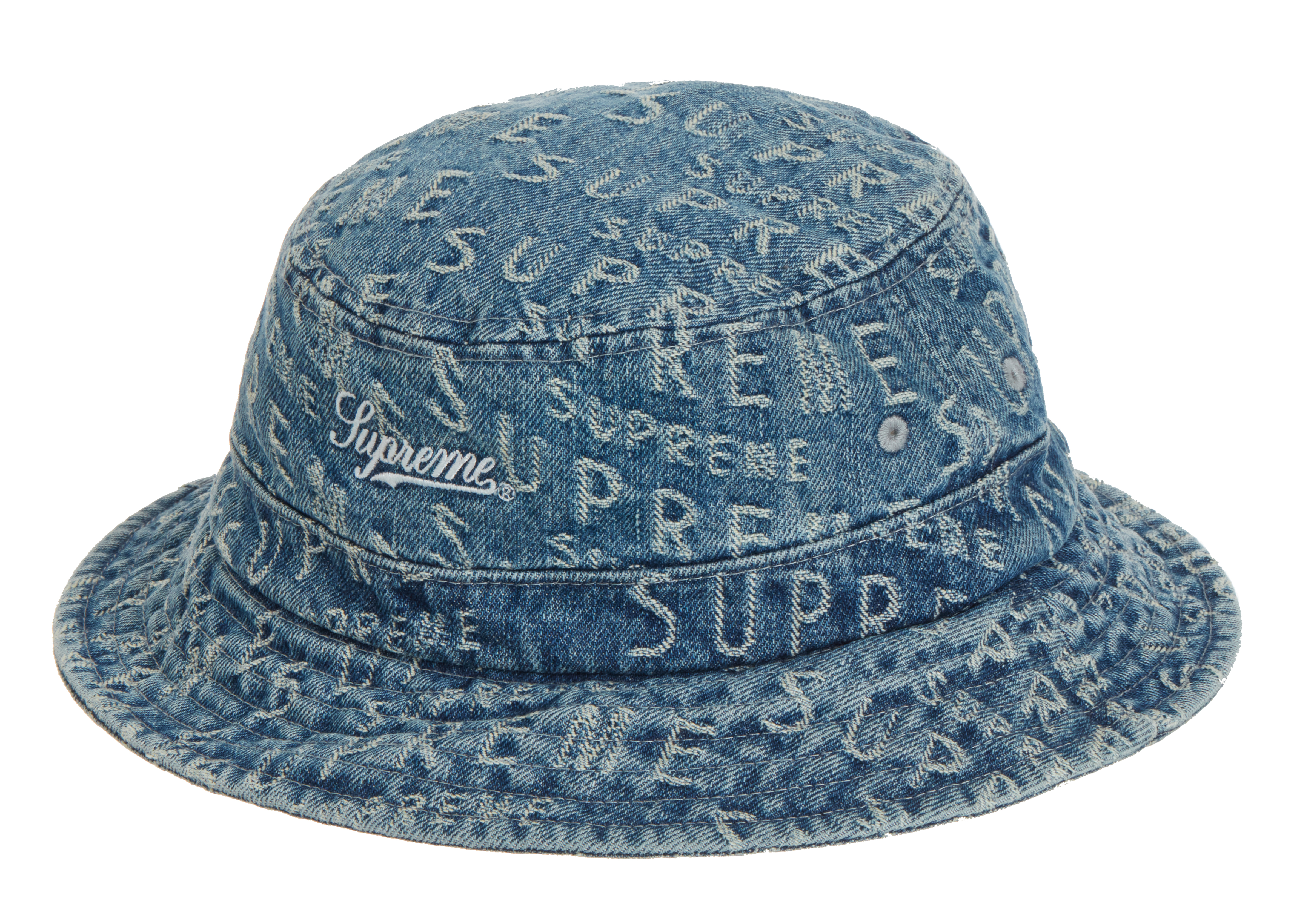 Warp Jacquard Logos Denim Crusher帽子