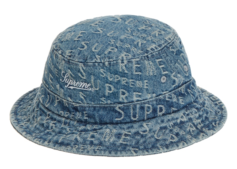 Supreme Jacquard Logos Twill Crusherバケットハット