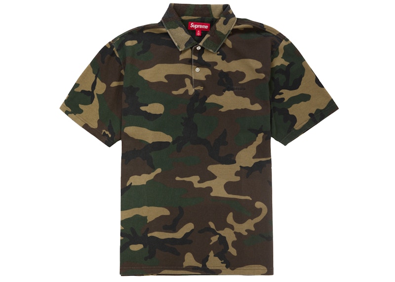 セブンイレブン 冬ギフト 2025 Supreme Washed Camo Polo Woodland Camo Men's - SS25 - US トップス