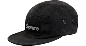 Supreme Washed Canvas Camp Cap (FW19) Black