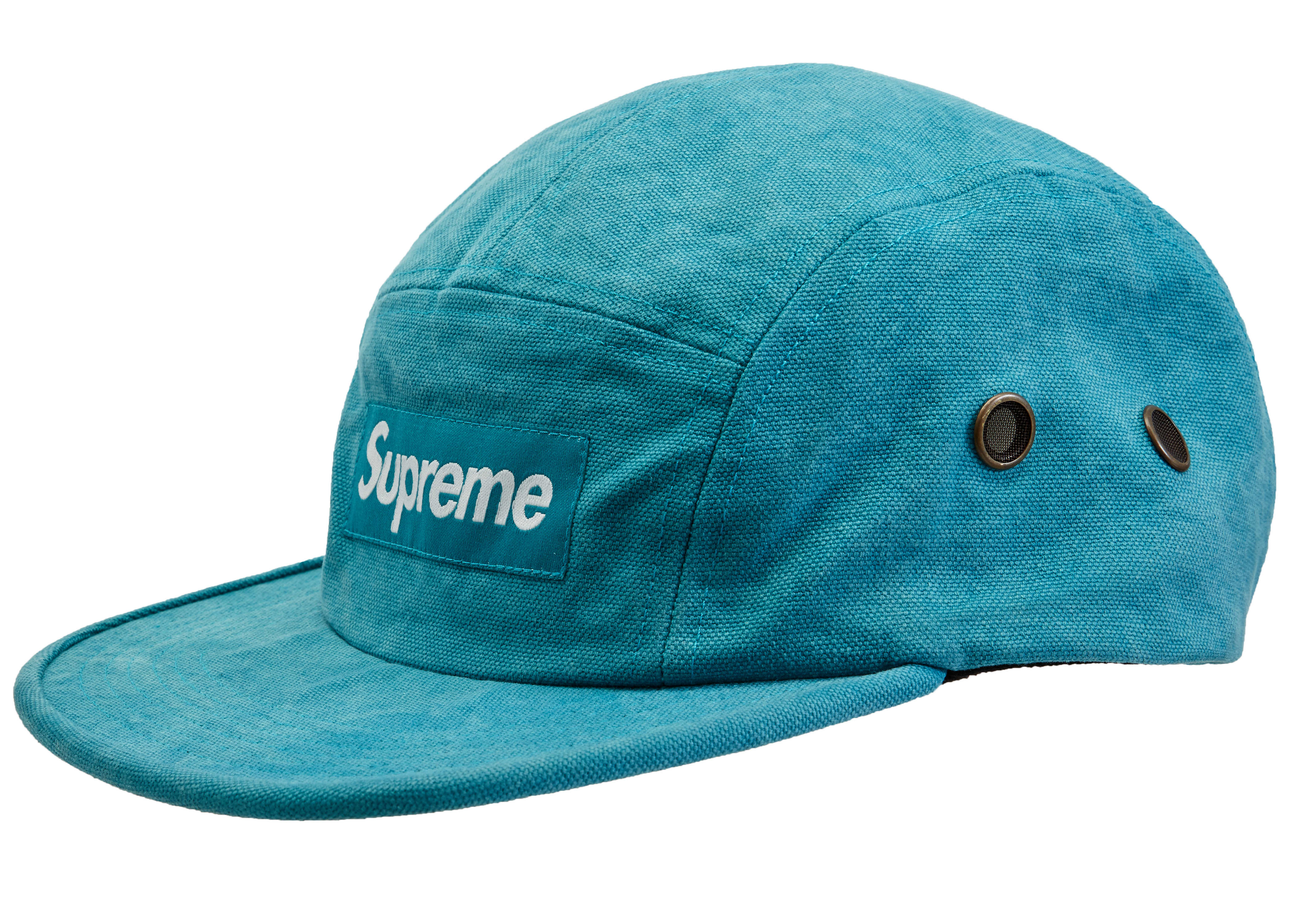 Supreme Washed Canvas Camp Cap (FW19) Teal メンズ - FW19 - JP