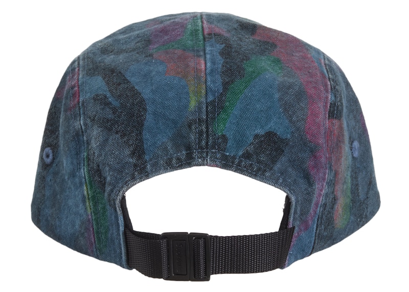 Supreme Washed Canvas Camp Cap (SS24) Navy Camo - SS24 - GB