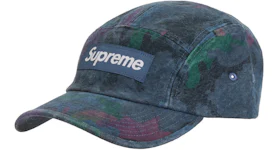 Supreme Washed Canvas Camp Cap (SS24) Navy Camo