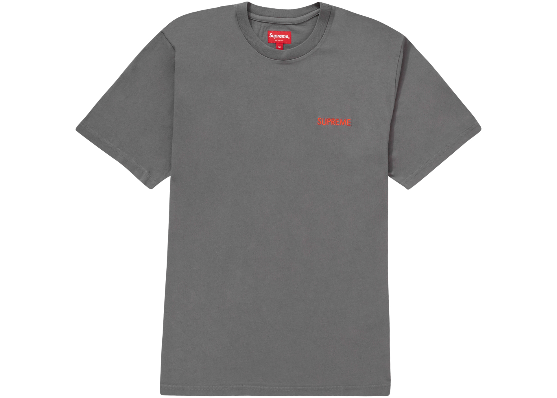 Supreme Washed Capital S/S Top Blue Men's - FW22 - US