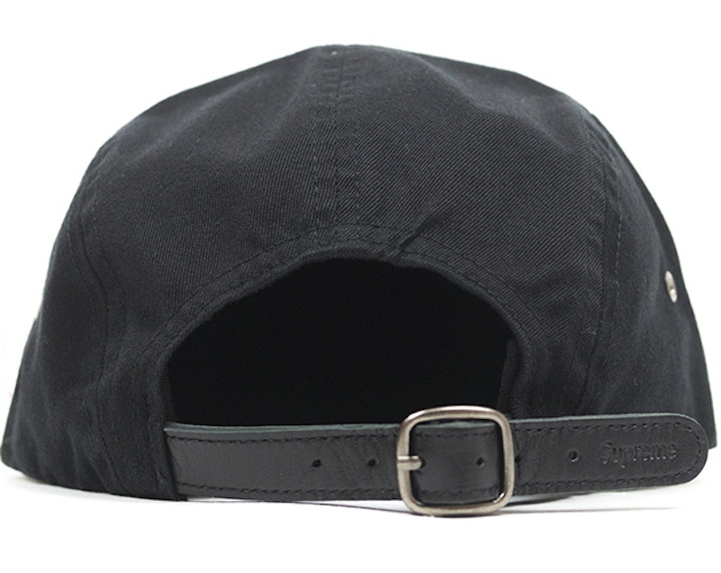 Supreme washed chino twill camp clearance cap black