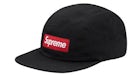 Supreme Washed Chino Twill Camp Cap Black