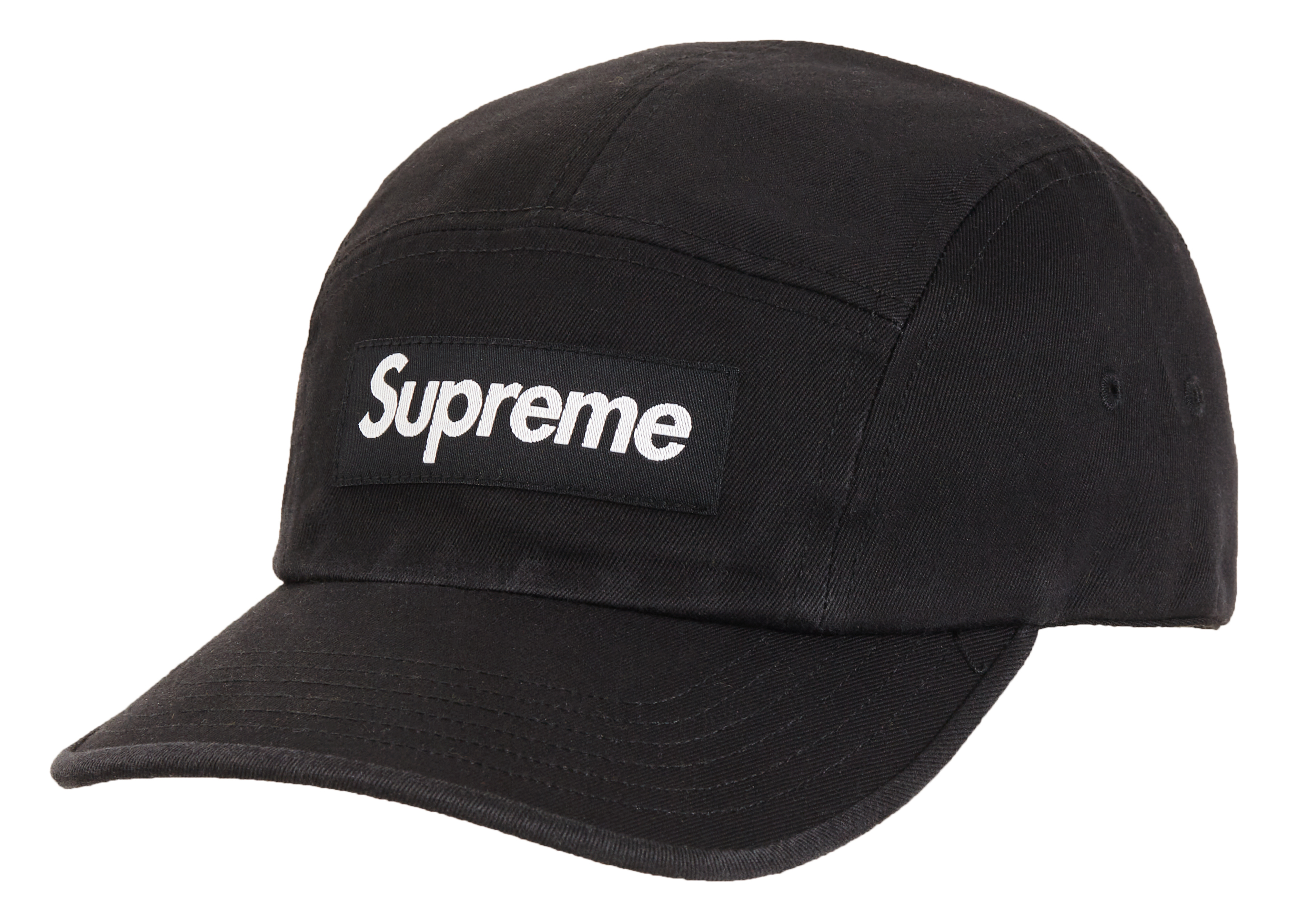 Details about   Supreme Washed Chino Twill Camp Cap Black FW20 