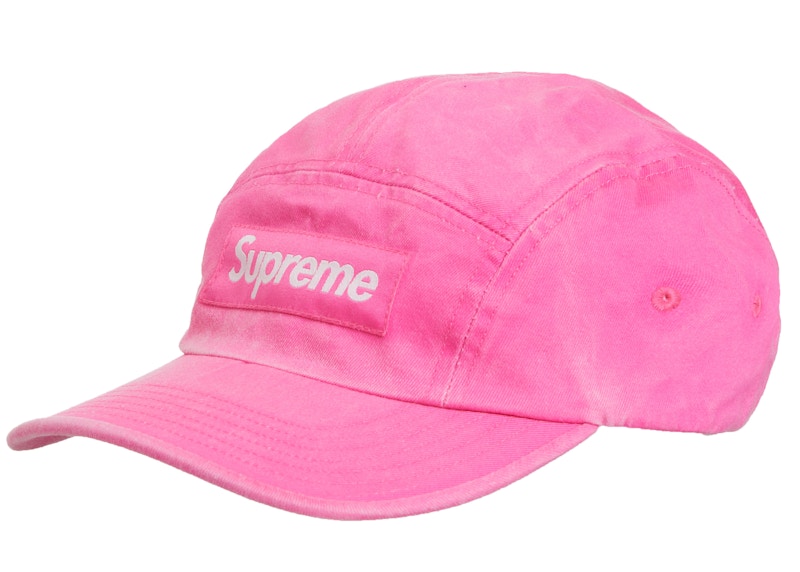 Supreme Washed Chino Twill Camp Cap (FW20) Pink - FW20 - GB