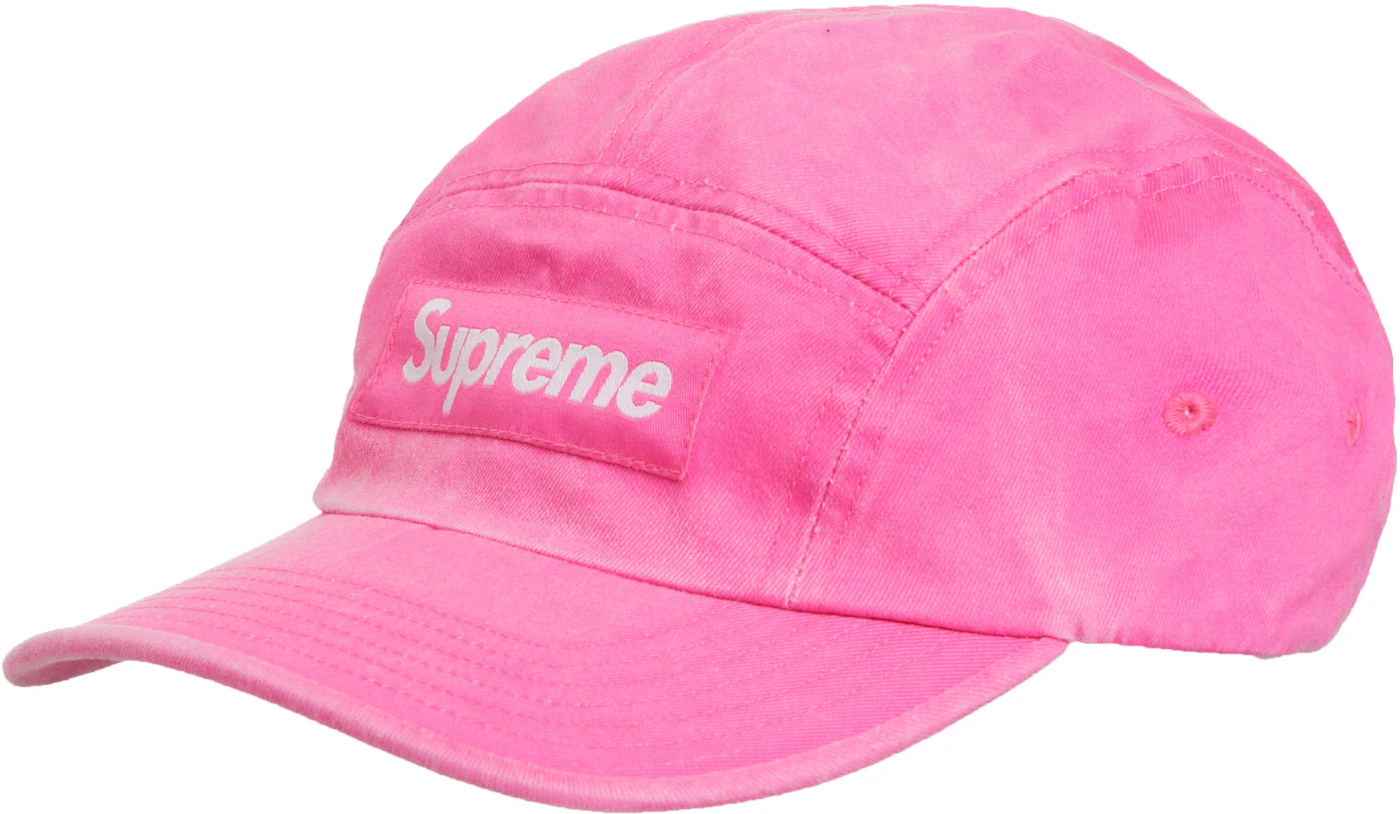Supreme Washed Chino Twill Camp Cap (FW20) Pink - FW20 - US