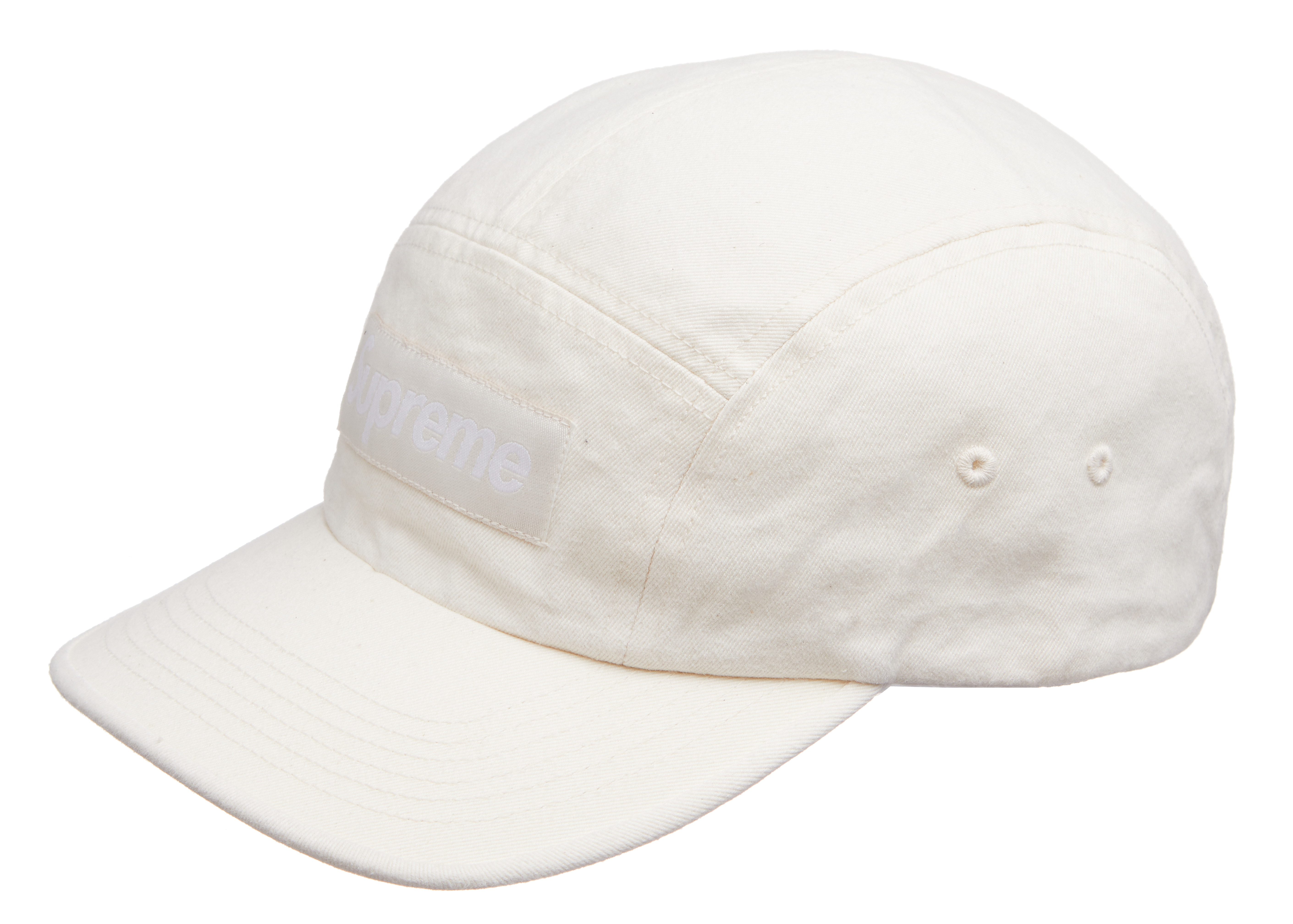 Supreme Washed Chino Twill Camp Cap (FW21) Natural