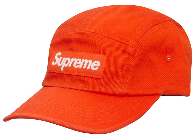 Supreme Washed Chino Twill Camp Cap (FW22) Orange - FW22 - US