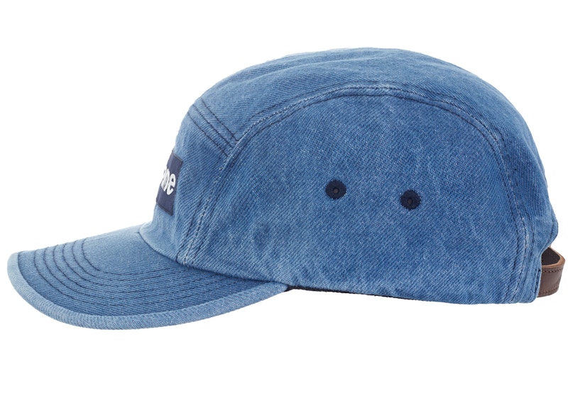 Supreme Washed Chino Twill Camp Cap (FW23) Denim