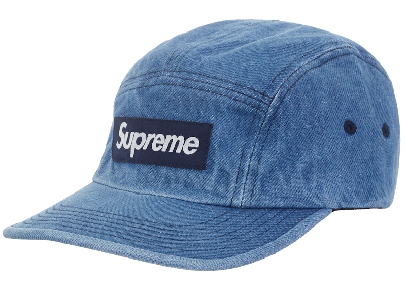 Supreme Washed Chino Twill CampCap denim-hybridautomotive.com