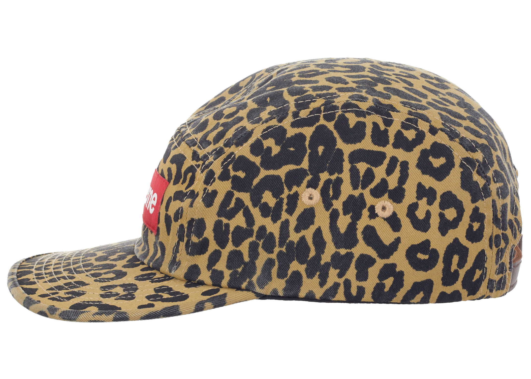 Supreme Washed Chino Twill Camp Cap (FW23) Leopard - FW23 - US