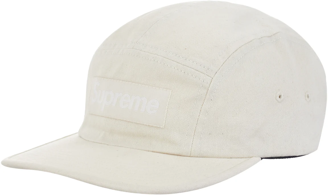 Supreme Washed Chino Twill Camp Cap (FW23) Natural - FW23 - US