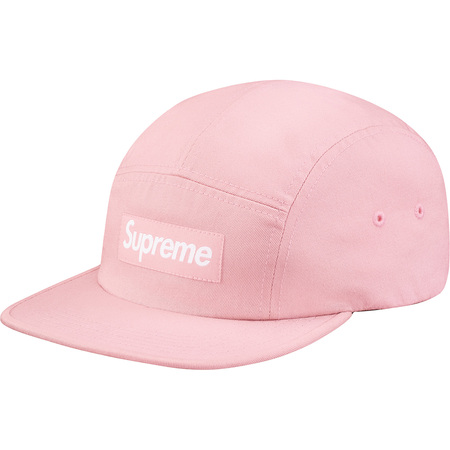 Supreme Washed Chino Twill Camp Cap Pink - SS17
