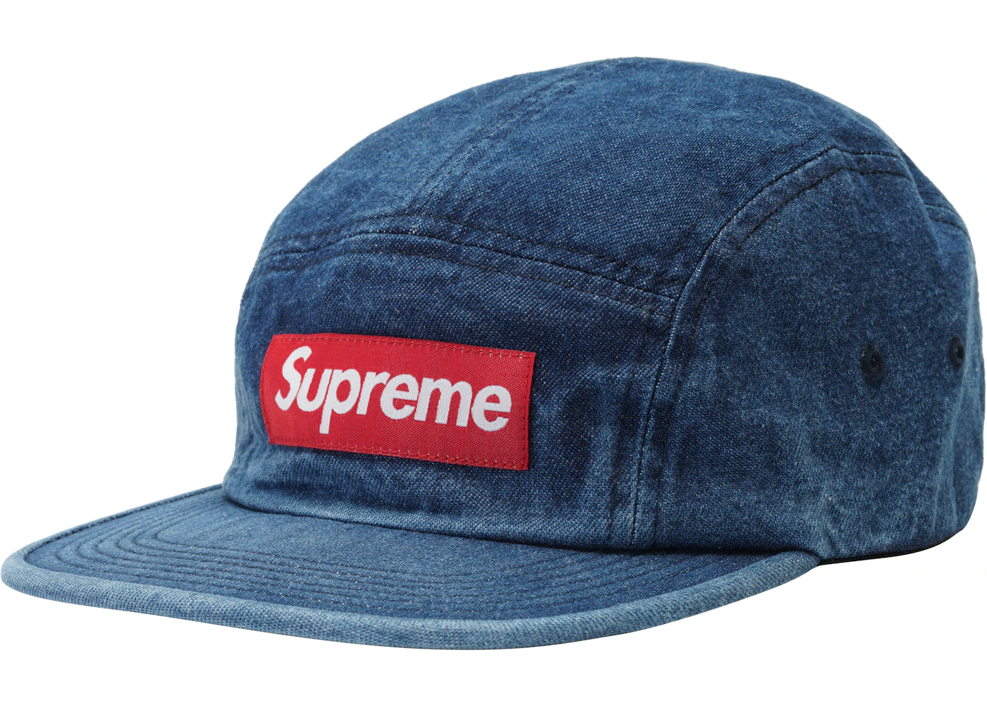 Supreme Washed Chino Twill Camp Cap (SS18) Denim SS18 US