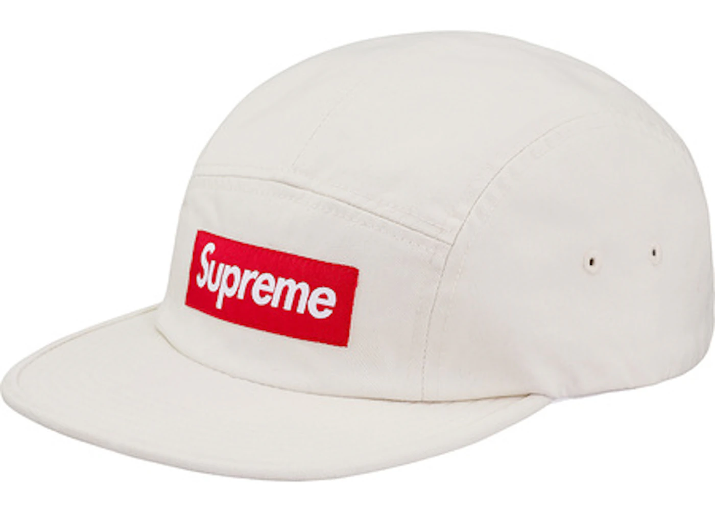 Supreme Washed Chino Twill Camp Cap (SS18) Stone - SS18 - US