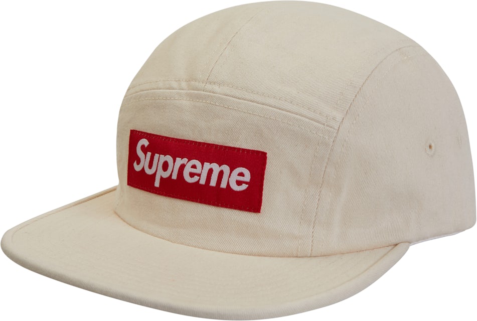 Supreme Washed Chino Twill Camp Cap 'Red