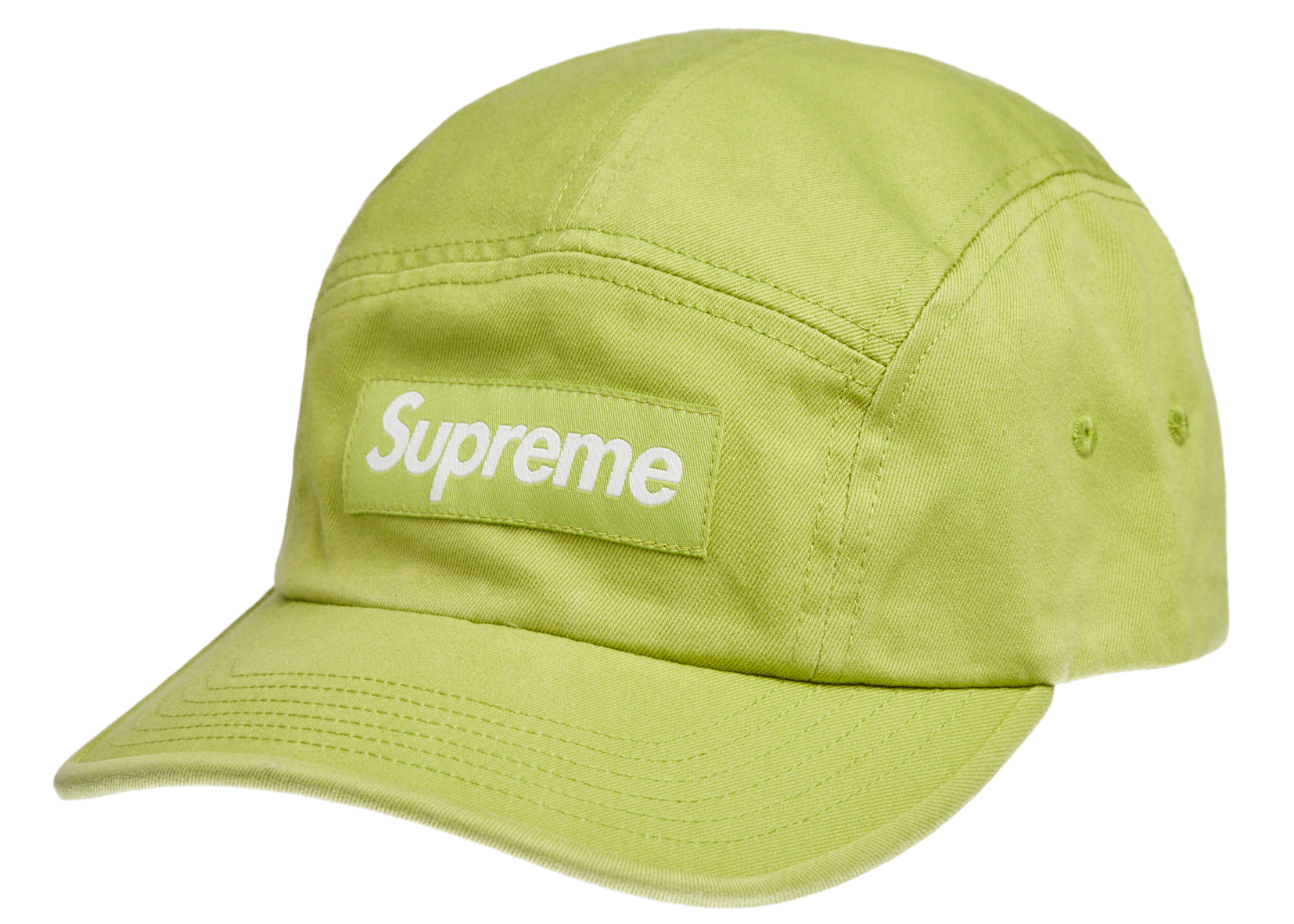Supreme Washed Chino Twill Camp Cap Cap (SS22) Black - SS22 - US