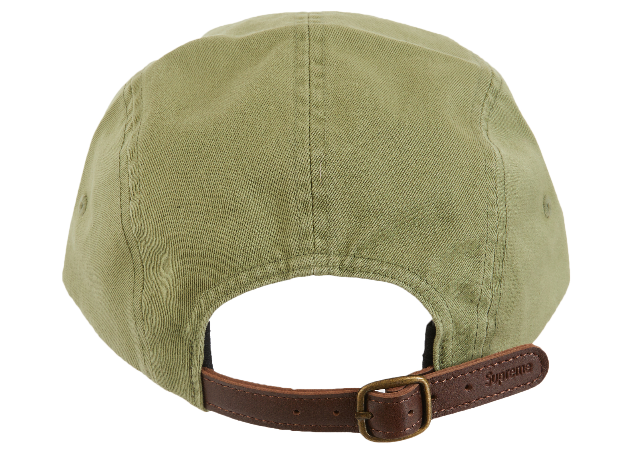 Supreme Washed Chino Twill Camp Cap (SS23) Olive - SS23 - US