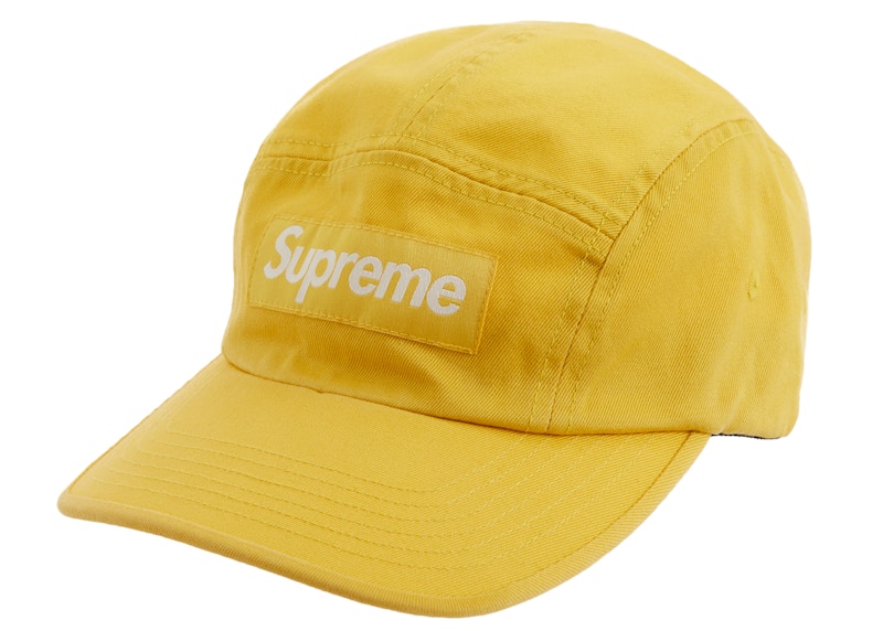 Supreme Washed Chino Twill Camp Cap (SS23) Yellow - SS23 - GB