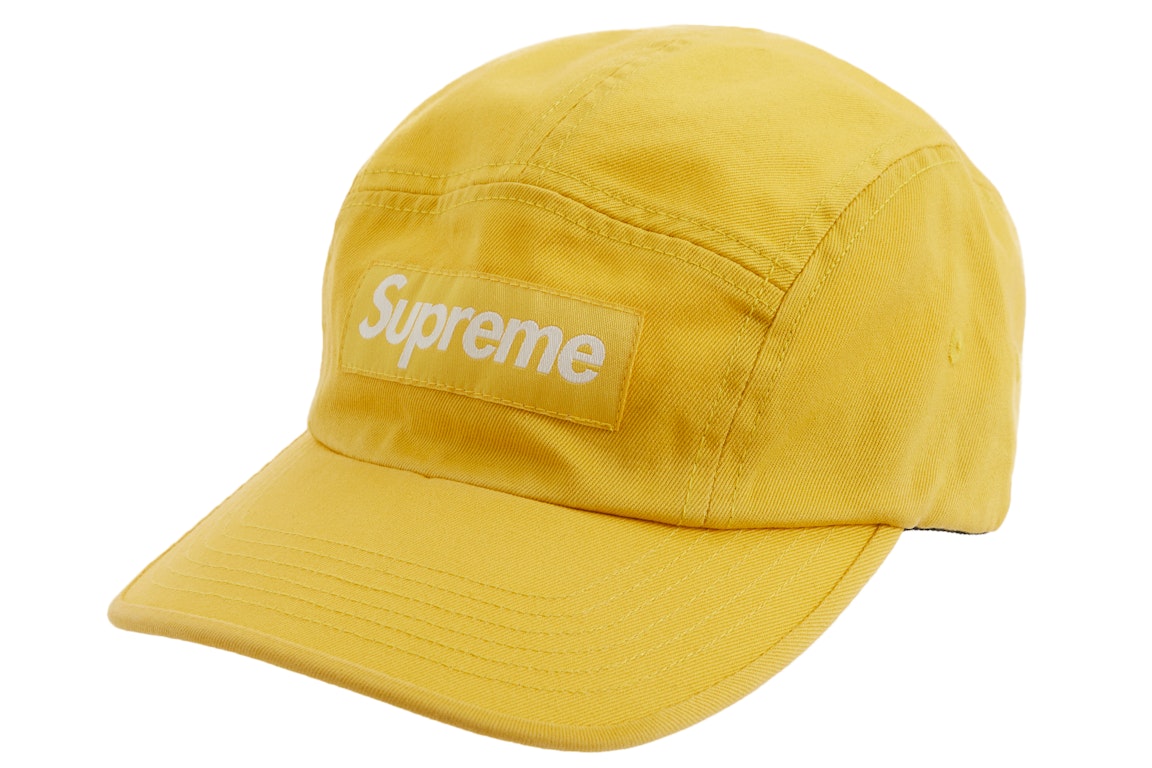Pre-owned Supreme Washed Chino Twill Camp Cap (ss23) Yellow