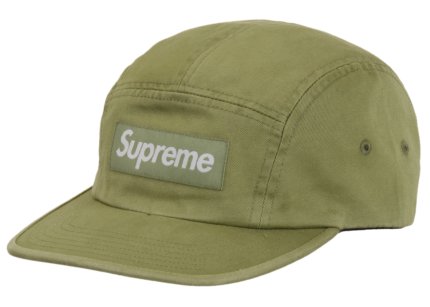 Supreme Washed Chino Twill Camp Cap SS24 Olive - US