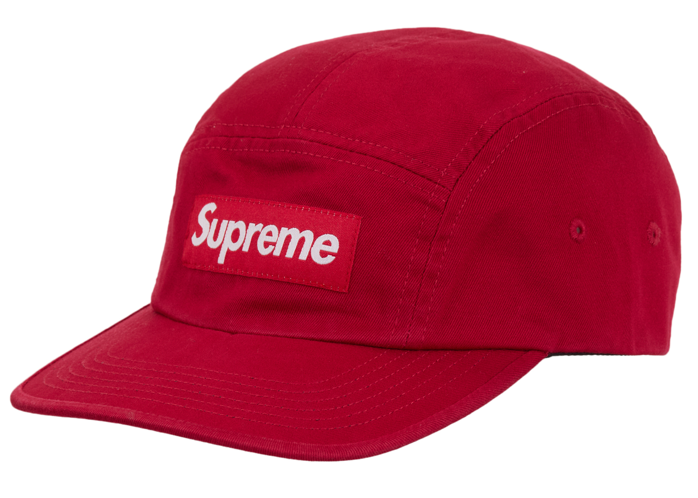 Supreme Washed Chino Twill Camp Cap SS24 Red