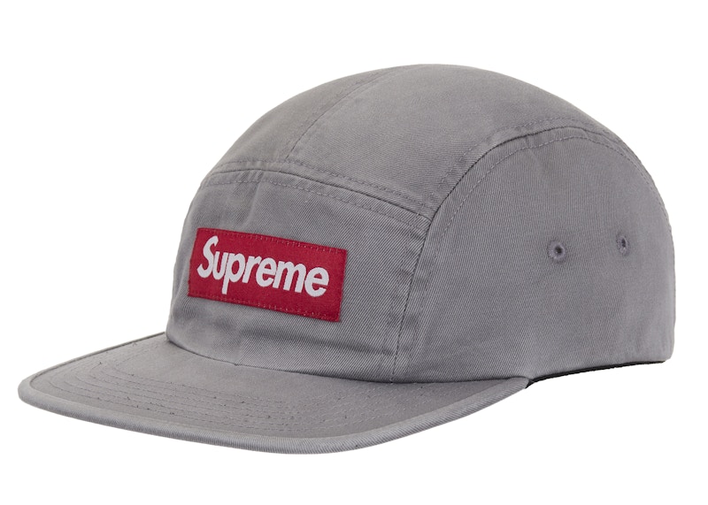 帽子 26ss Supreme Washed Chino Twill Camp Cap Supreme Washed Chino Twill Camp Cap (SS26) Black - SS26 - US