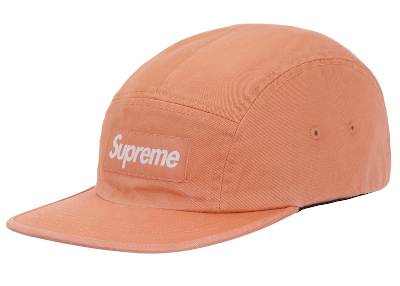 Supreme Washed Chino Twill Camp Cap (SS26) Peach - SS26 - US