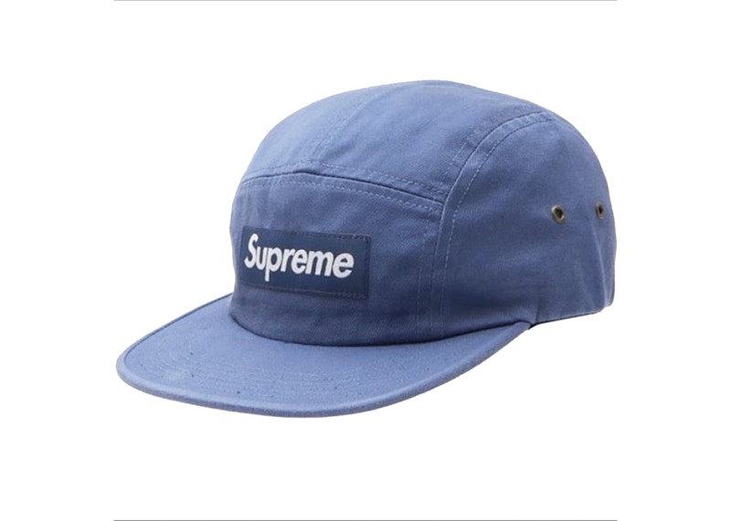 Supreme Washed Chino Twill Camp Cap Slate - FW16 - US