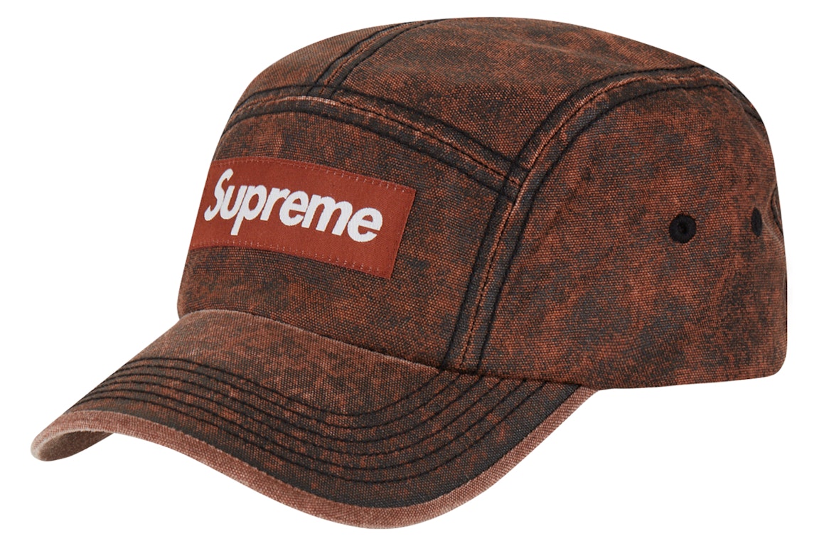 Pre-owned Supreme Washed Cordura Camp Cap Rust