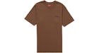 Peinado a mano Supreme Washed S/S Top Marrón