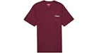 Peinado a mano Supreme Washed S/S Top Plum